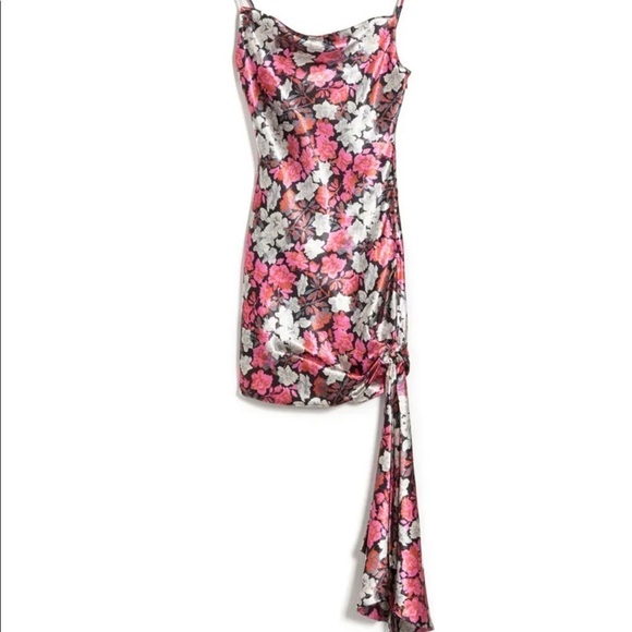 NWT- Cinq a Sept “Ryder” Floral Printed Silk Mini Dress - Picture 3 of 8